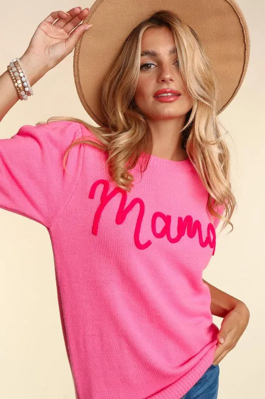 Mama Pop Letters Sweater