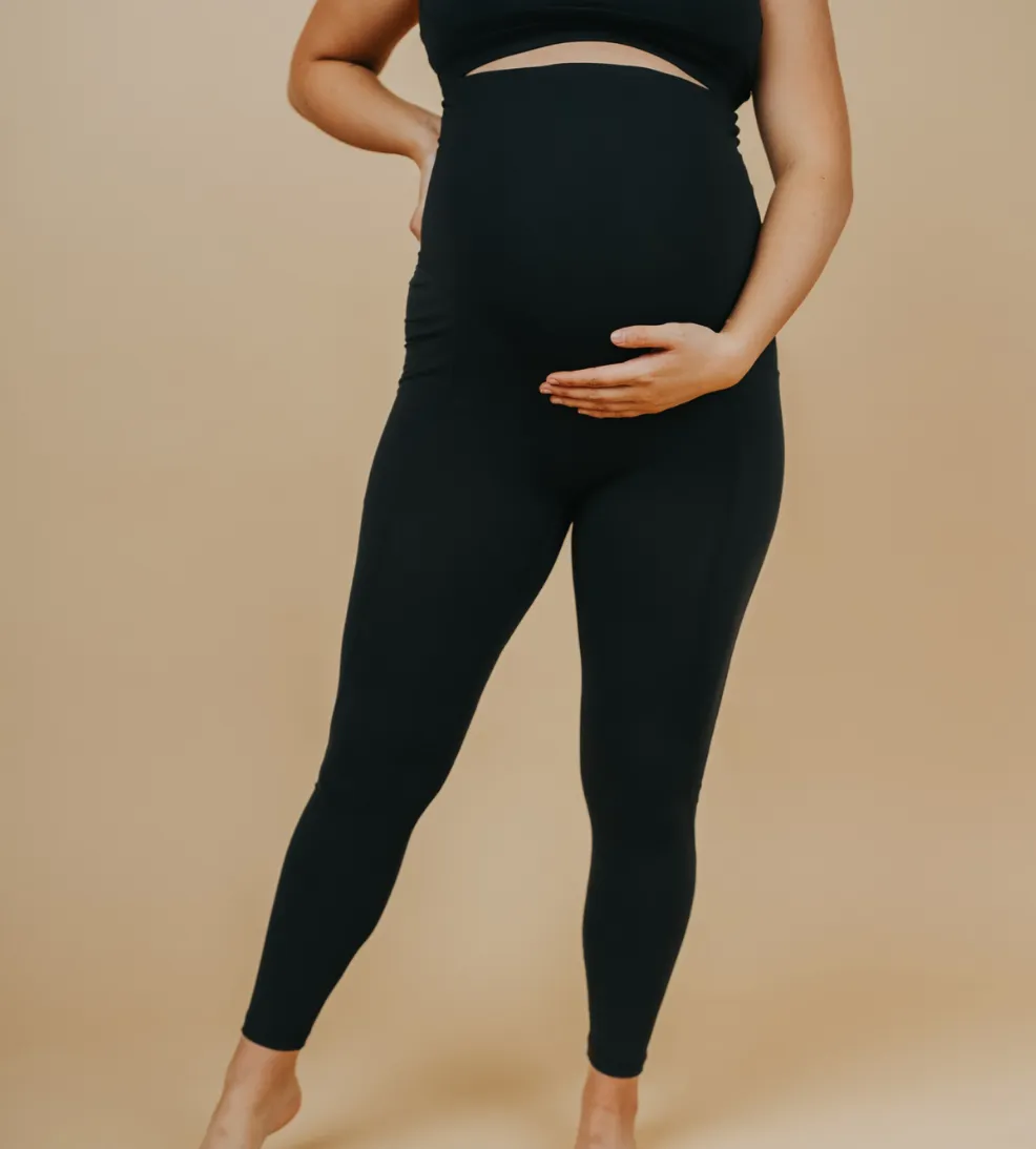 Maternity Support Tights - Maya Maternity Tights FL Black