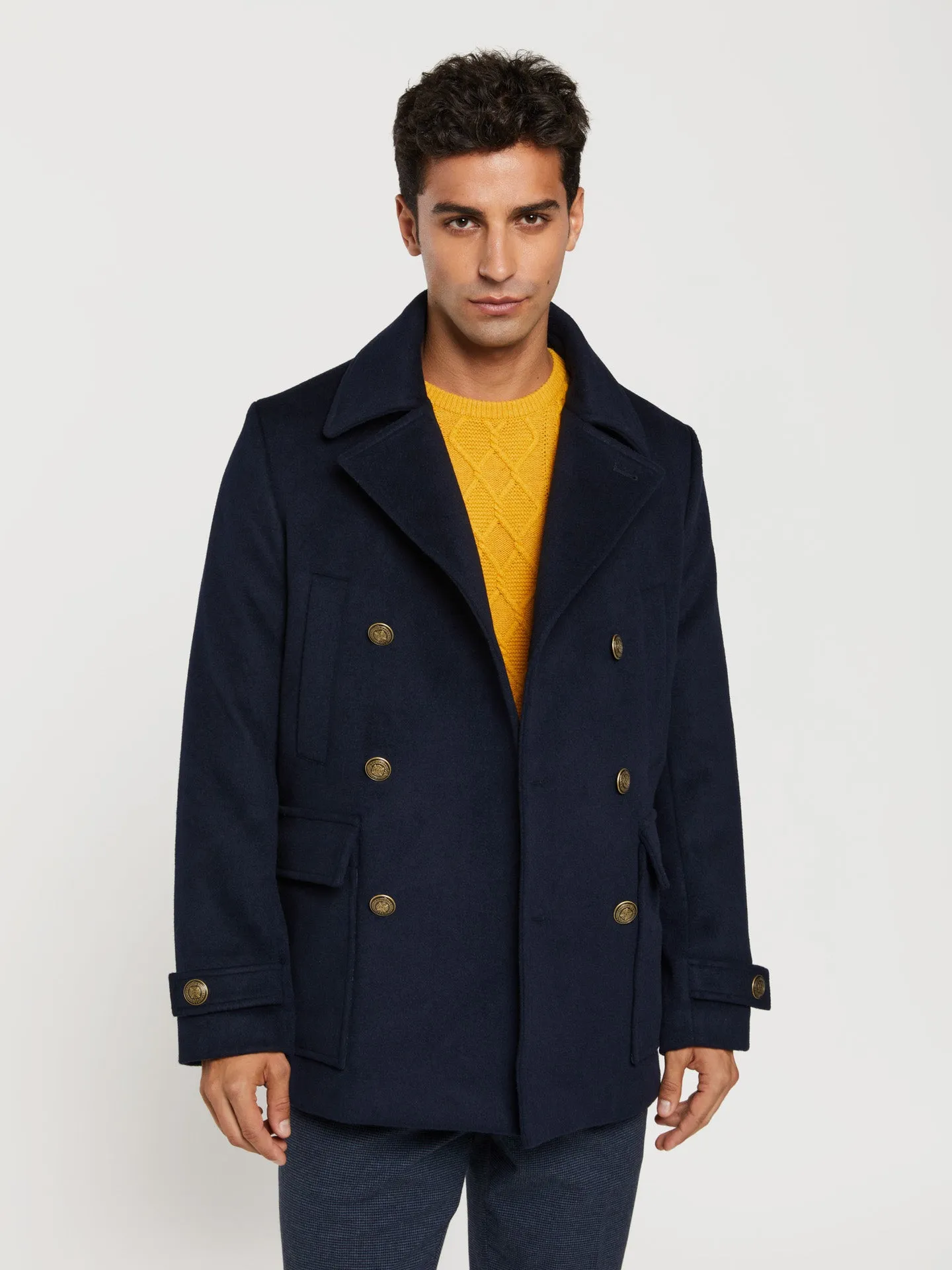 Melton peacoat