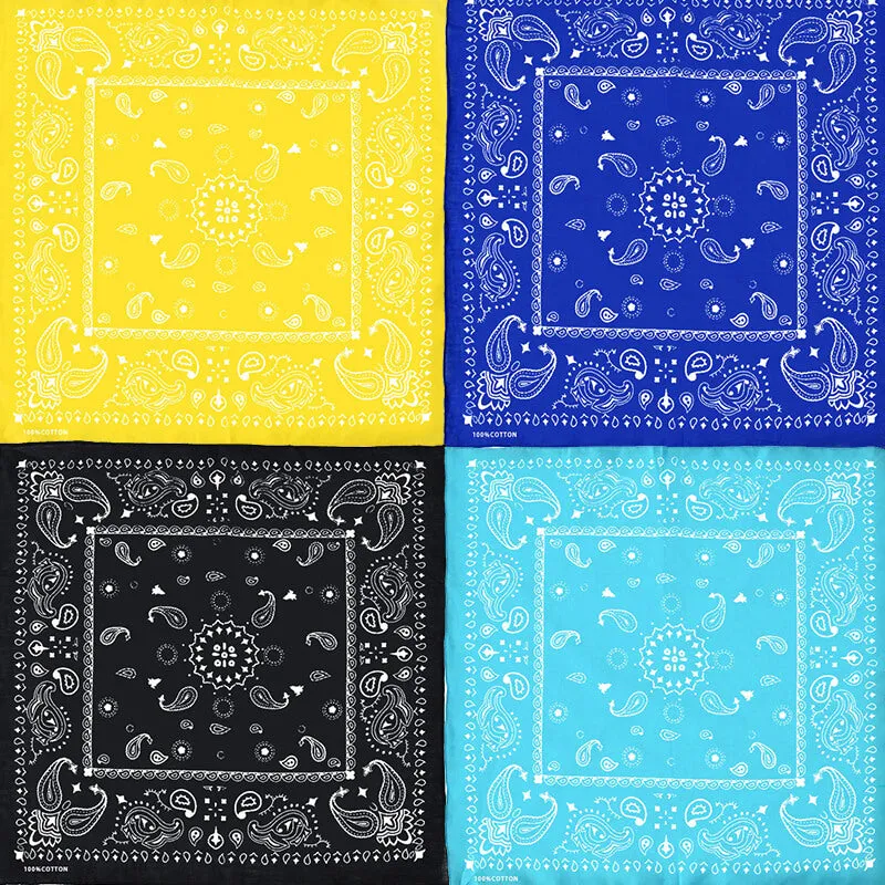 Men's Women's 100% Cotton Multi-Purpose Bandana Gift Sets – Headband, Wrap, Protective Coverage