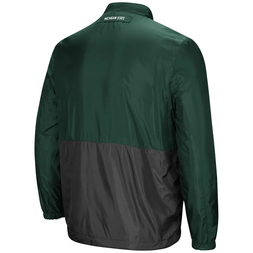 Michigan State Spartans "Halfback" Reversible Polar Fleece/Rain Jacket