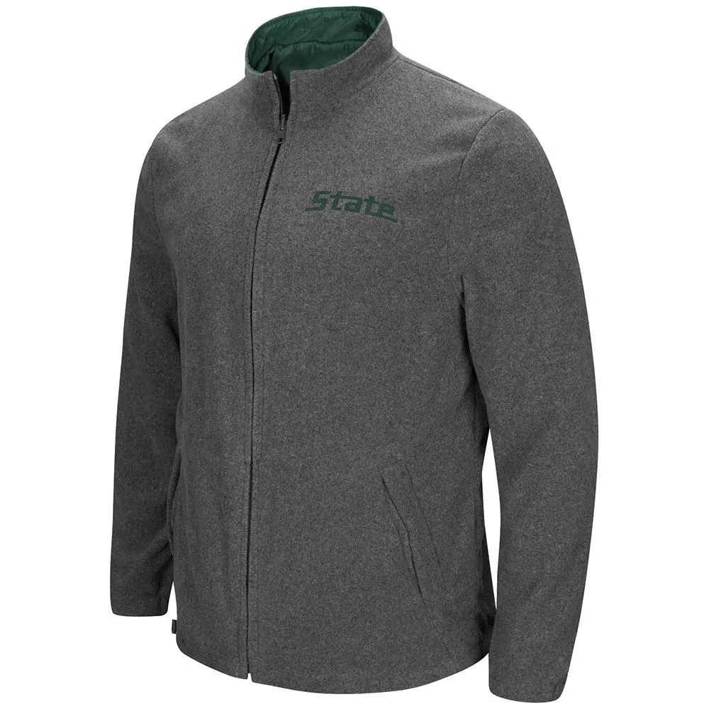 Michigan State Spartans "Halfback" Reversible Polar Fleece/Rain Jacket