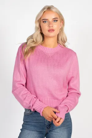 Mila Ribbed Crew Neck Sweater