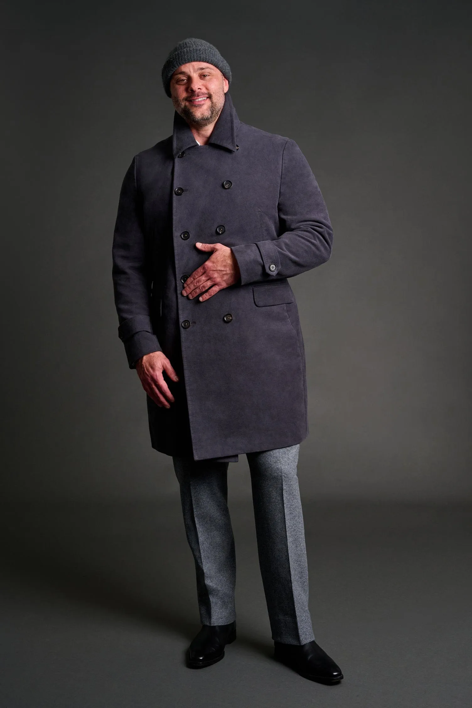 Moleskin Peacoat