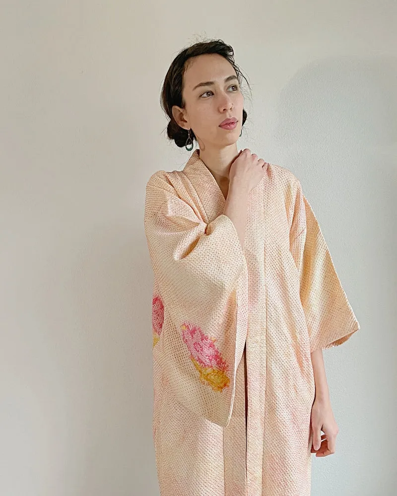 Moonlight Shibori Haori Kimono Jacket