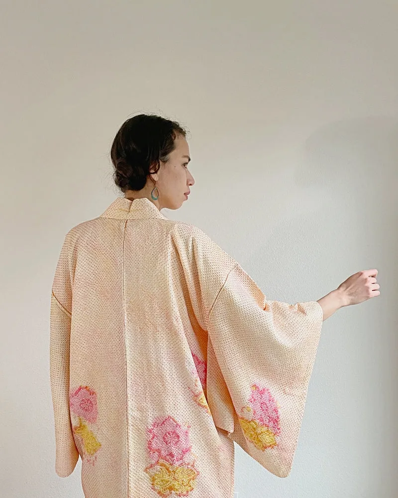 Moonlight Shibori Haori Kimono Jacket