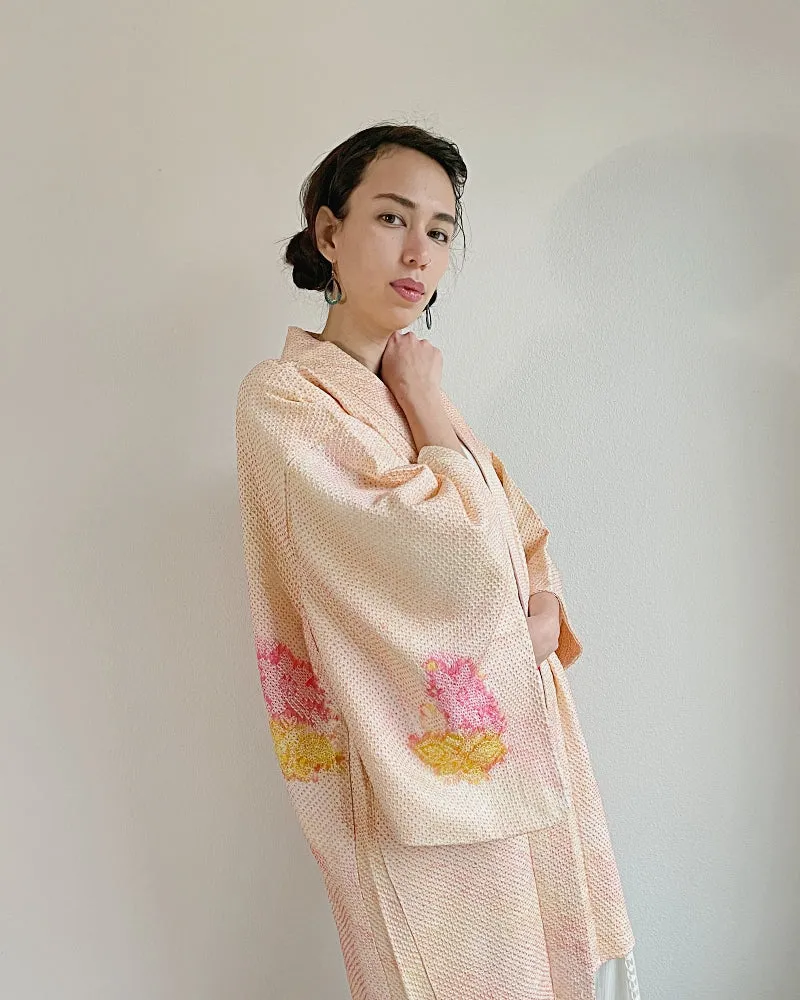 Moonlight Shibori Haori Kimono Jacket