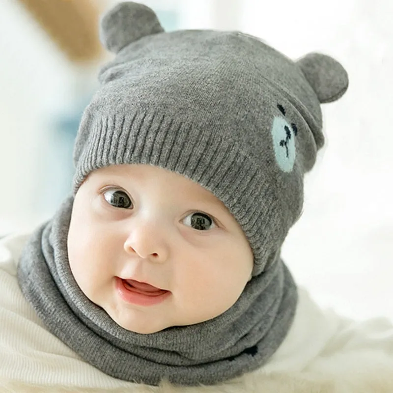 New Winter Autumn Baby Hat Soft Elastic Cotton Newborn Baby Girl Hat Kids Cap Bonnet Girls Hat Knit Girls Hats Caps