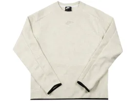 Nike Sportswear Tech Fleece Fleece Crewneck in White