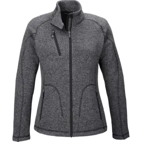 North End Women's Heather Charcoal Peak Jacket