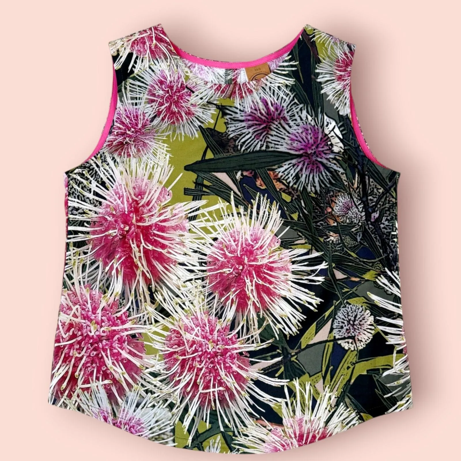 Organic Cotton Poplin Tank - Pincushion