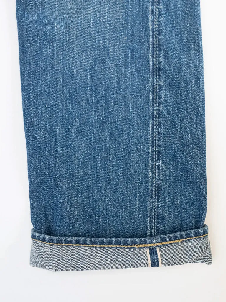 Orslow 105 Standard Jean in 90s Denim Used