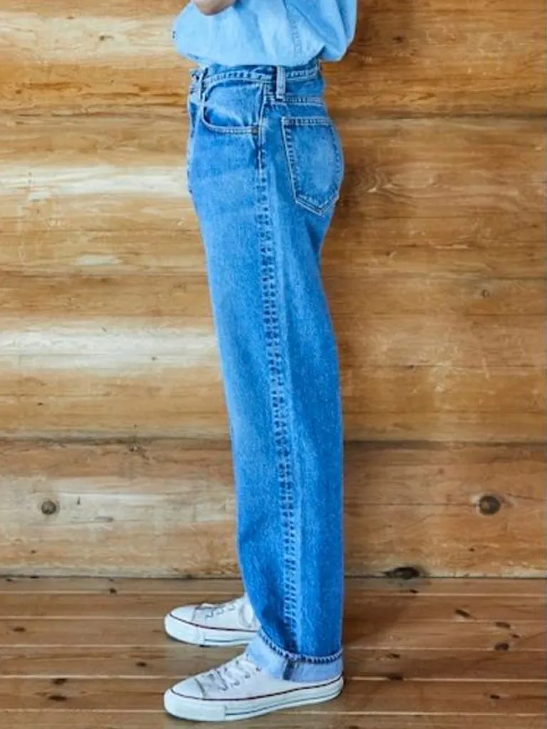 Orslow 105 Standard Jean in 90s Denim Used