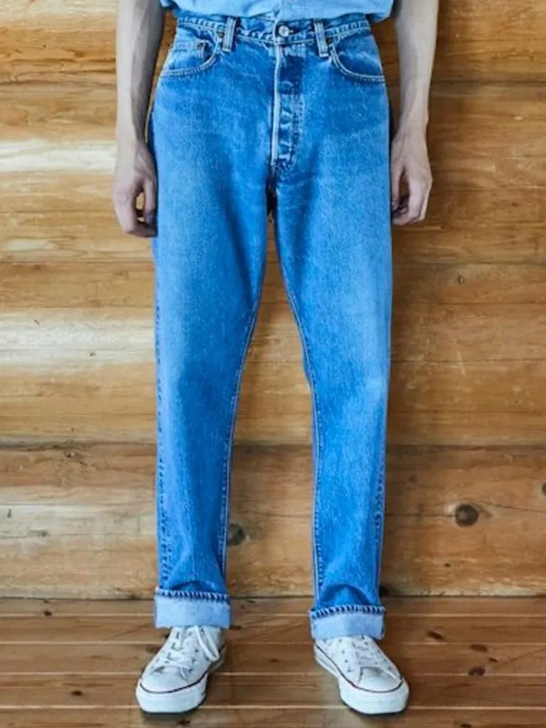 Orslow 105 Standard Jean in 90s Denim Used