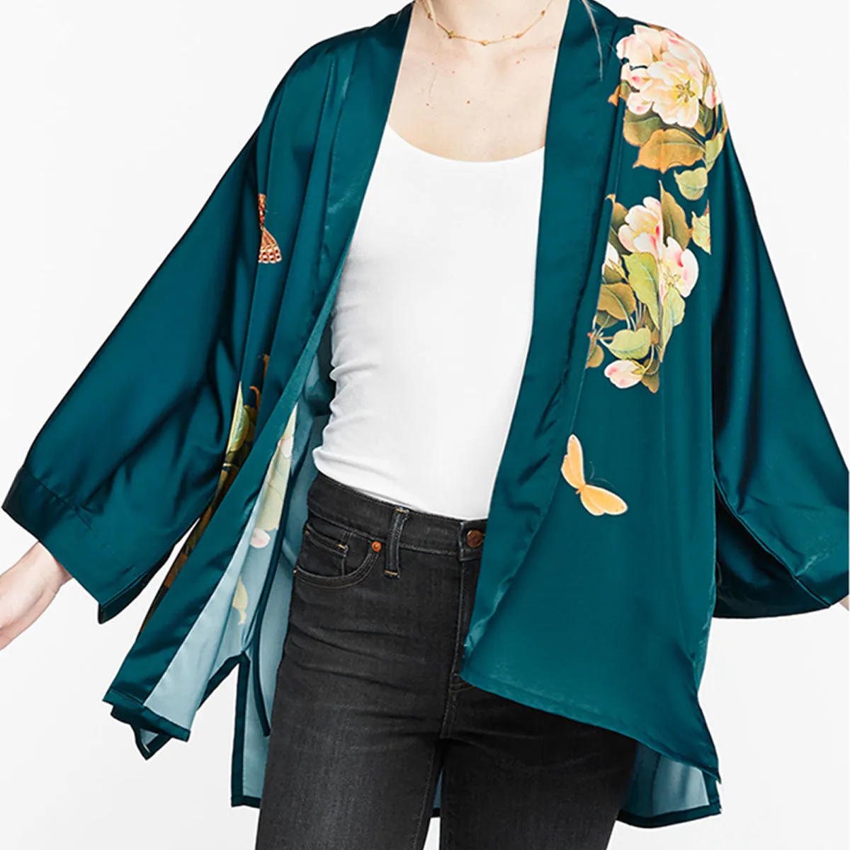 Peony & Butterfly Kimono Jacket