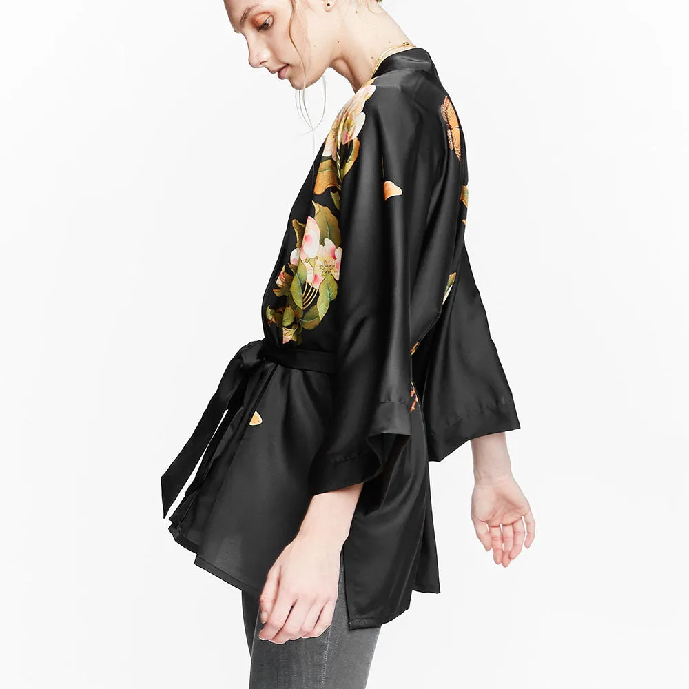 Peony & Butterfly Kimono Jacket