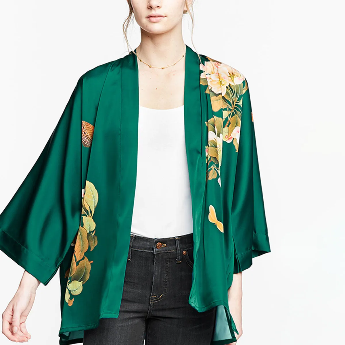 Peony & Butterfly Kimono Jacket