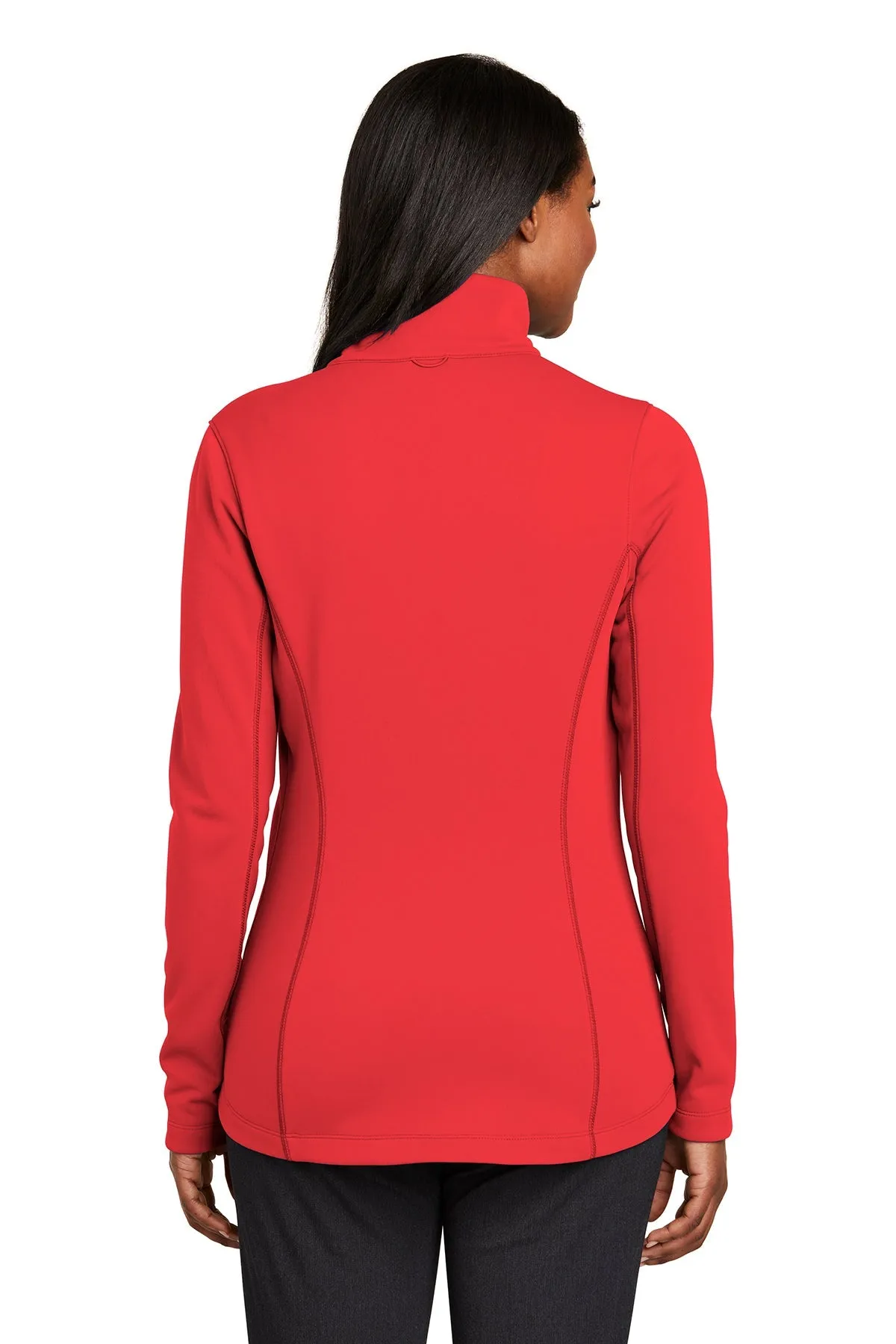 Port Authority Ladies Collective Customized Smooth Fleece Customized Jackets, Red Pepper