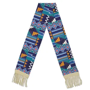 Printed Kente Pattern Scarf