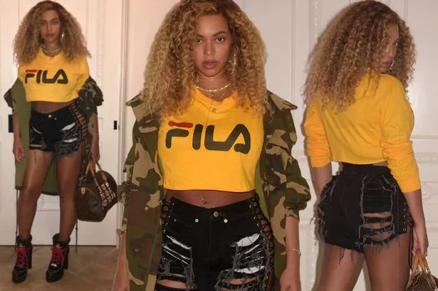 "beyonce" lace up side cutout distressed denim shorts