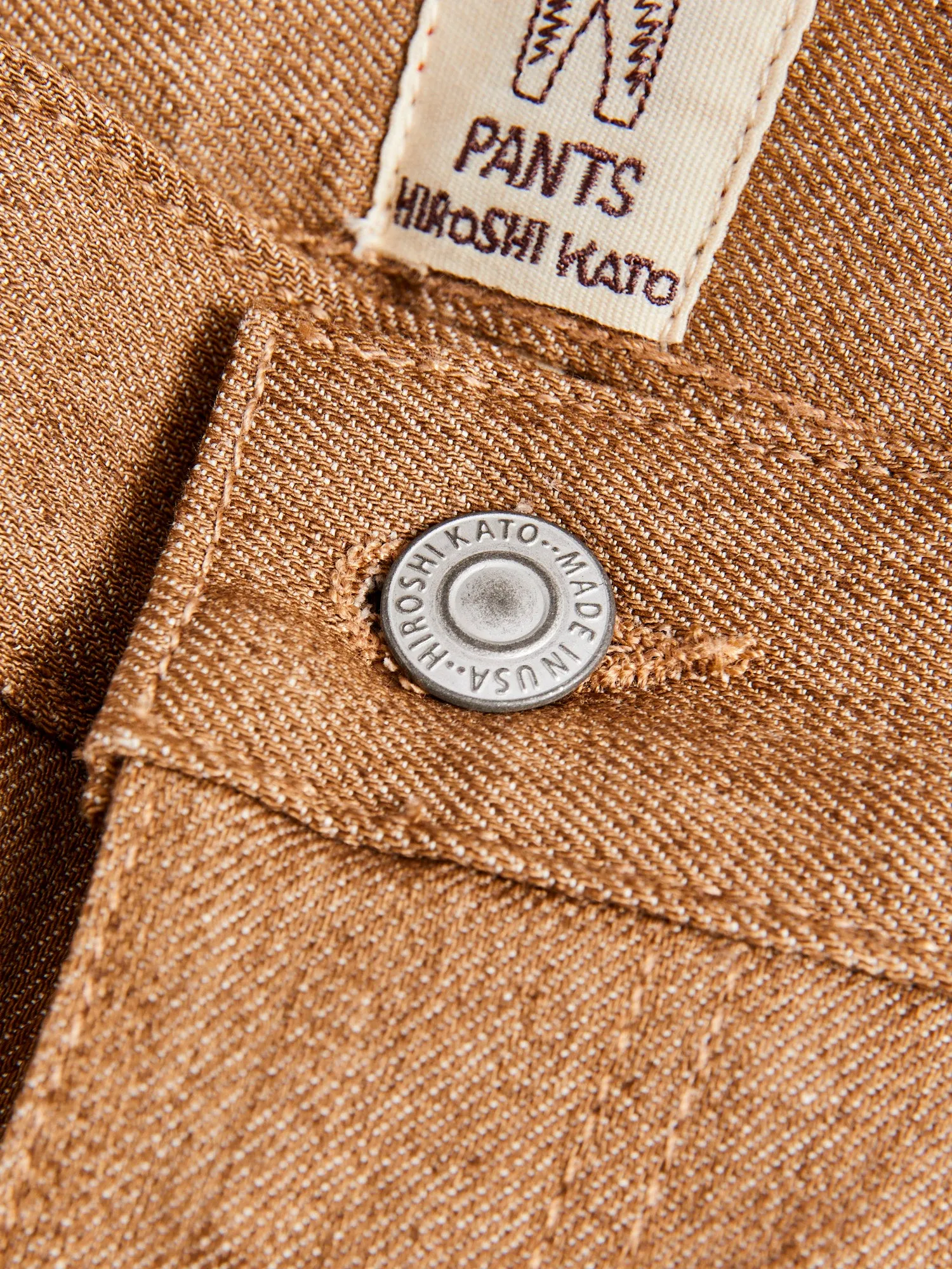 "Copper Raw" 10.5oz Stretch Selvedge Denim - Pen Slim