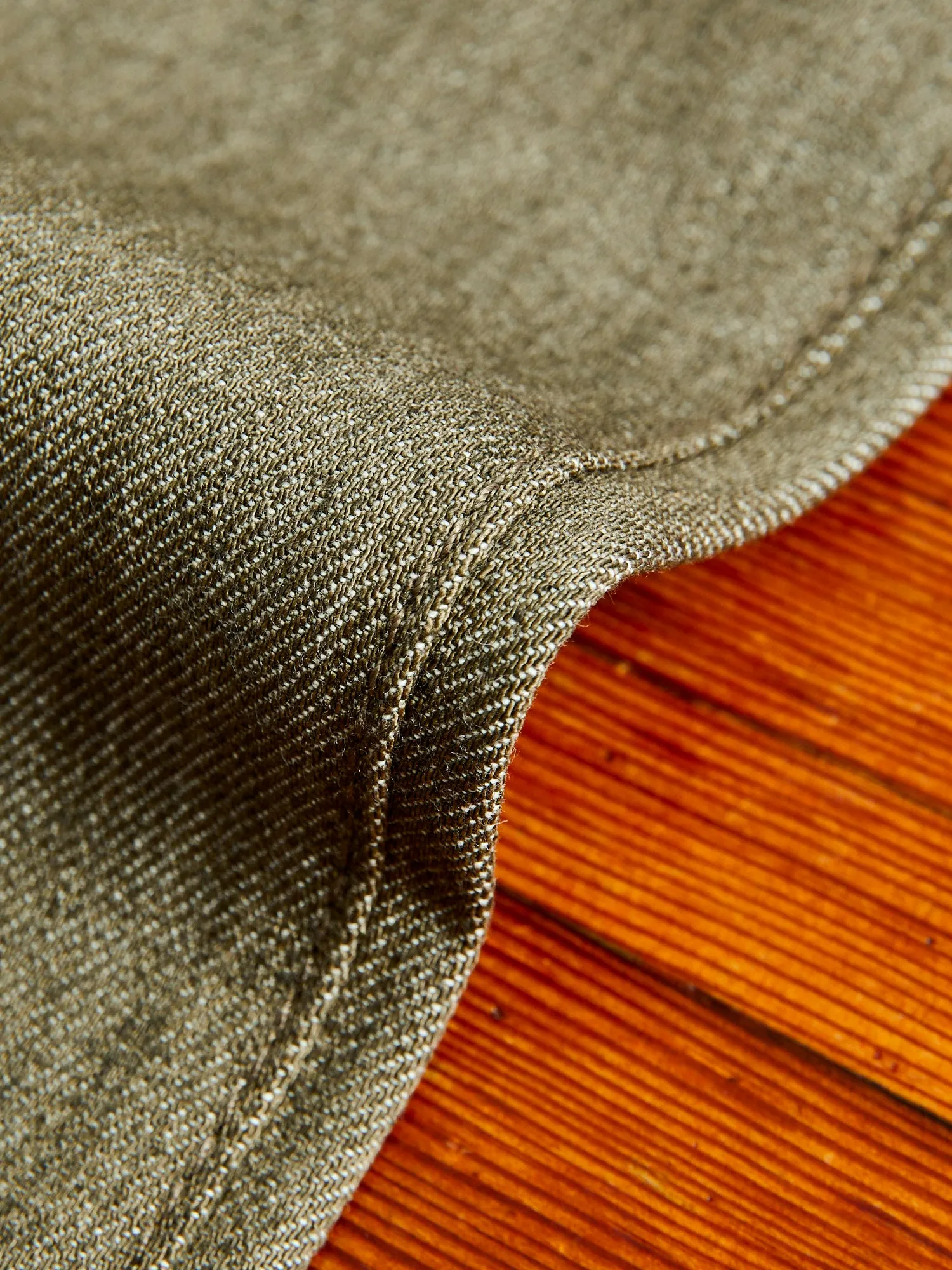 "Dark Green" 10.5oz Stretch Selvedge Denim - Pen Slim