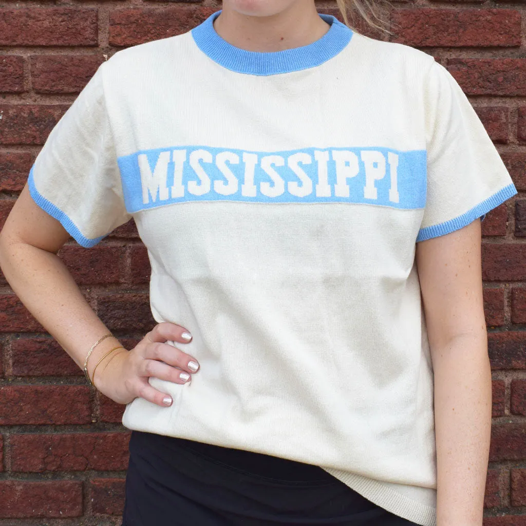 Ringer Mississippi Sweater Blue