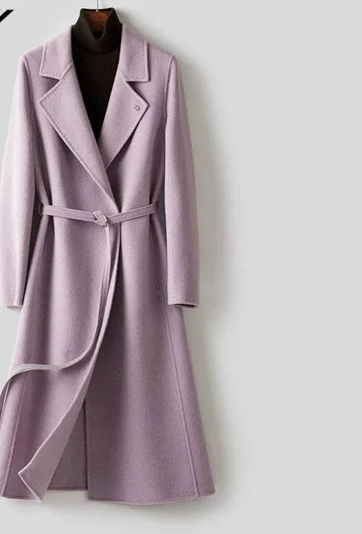 Sable Mid Length Reversible Cashmere Coat