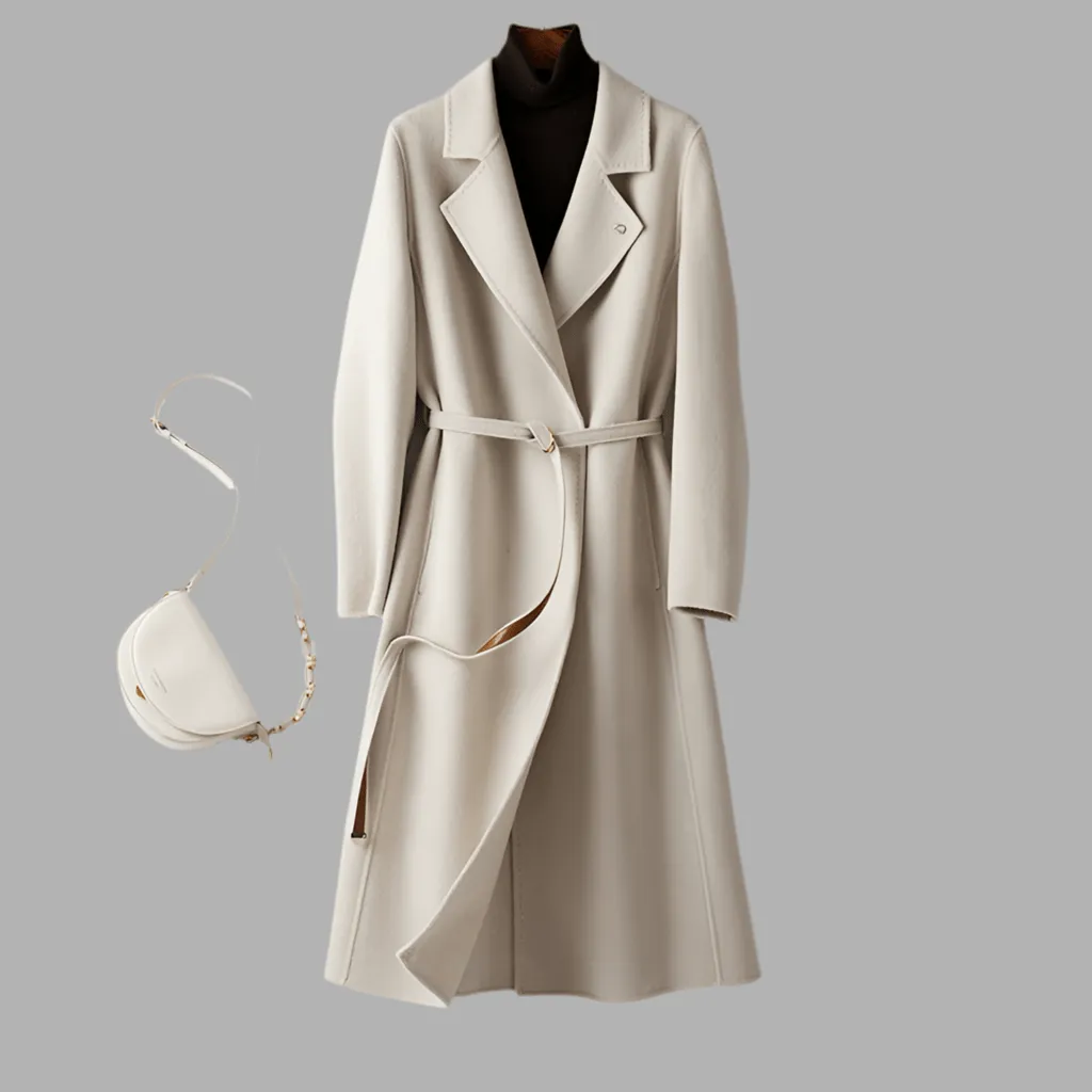 Sable Mid Length Reversible Cashmere Coat