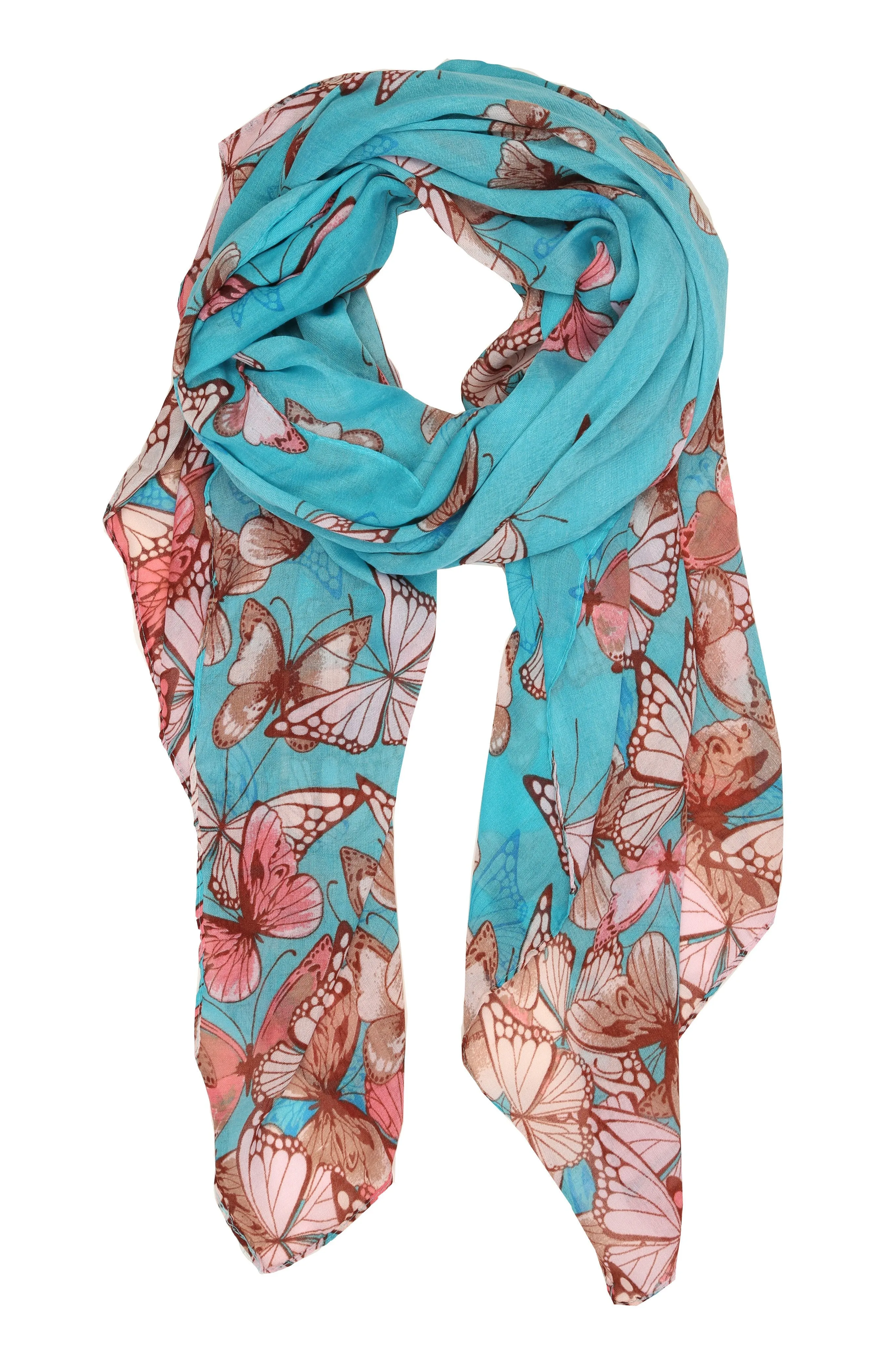 Sakkas Nichole summer gauze featherweight patterned versitile sheer scarf wrap