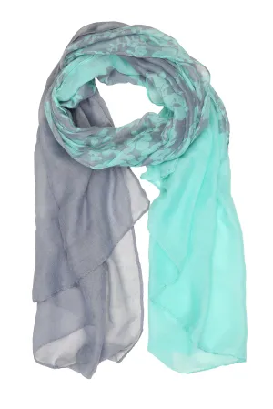 Sakkas Nichole summer gauze featherweight patterned versitile sheer scarf wrap