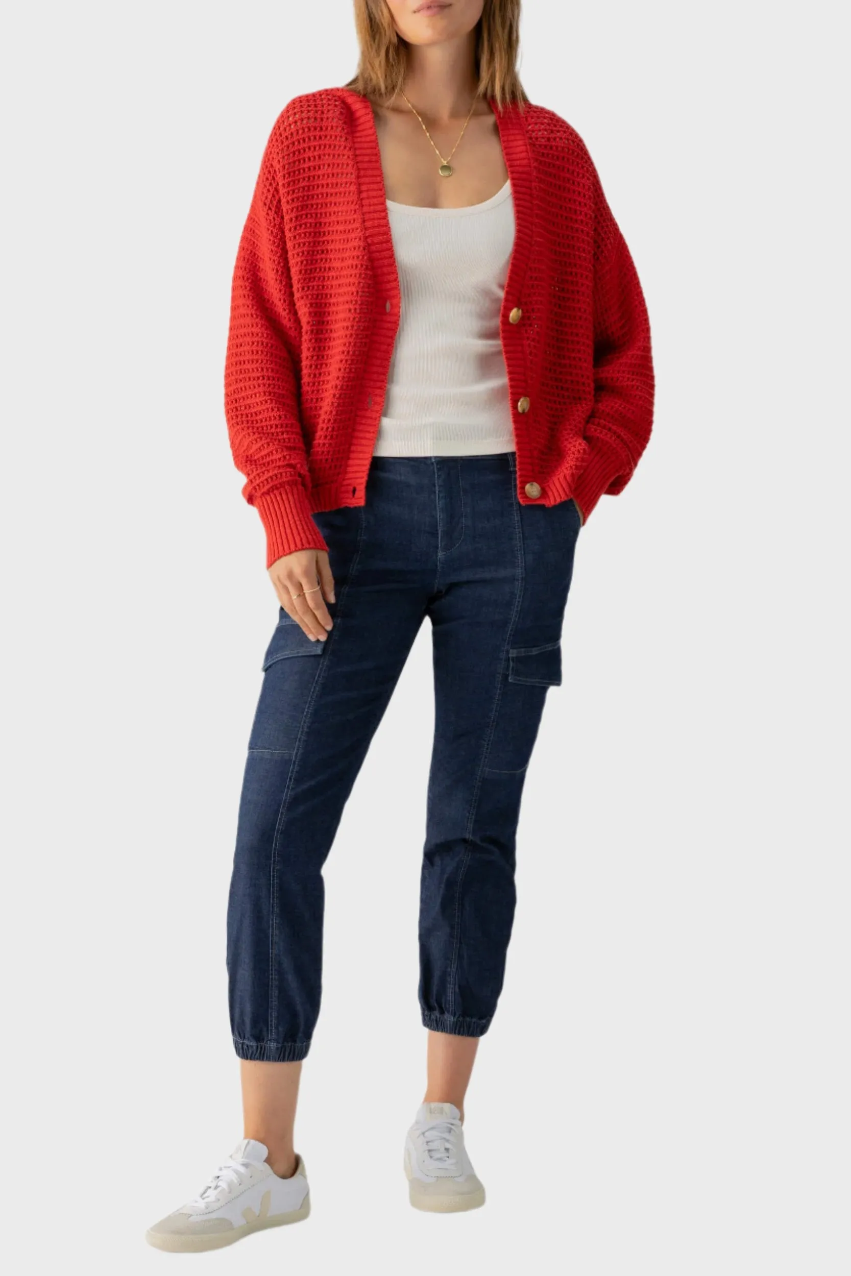 Sanctuary Falling For Fall Button Front Cardi