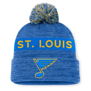 ST. LOUIS BLUES FANATICS AUTHENTIC PRO HERITAGE RINK POM KNIT