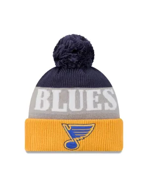 ST. LOUIS BLUES NEW ERA NOTE SHADED POM KNIT - MULTI