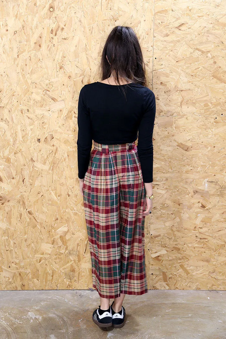 Tartan Printed Culottes