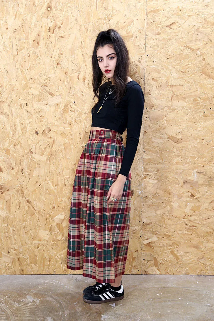 Tartan Printed Culottes