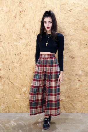 Tartan Printed Culottes