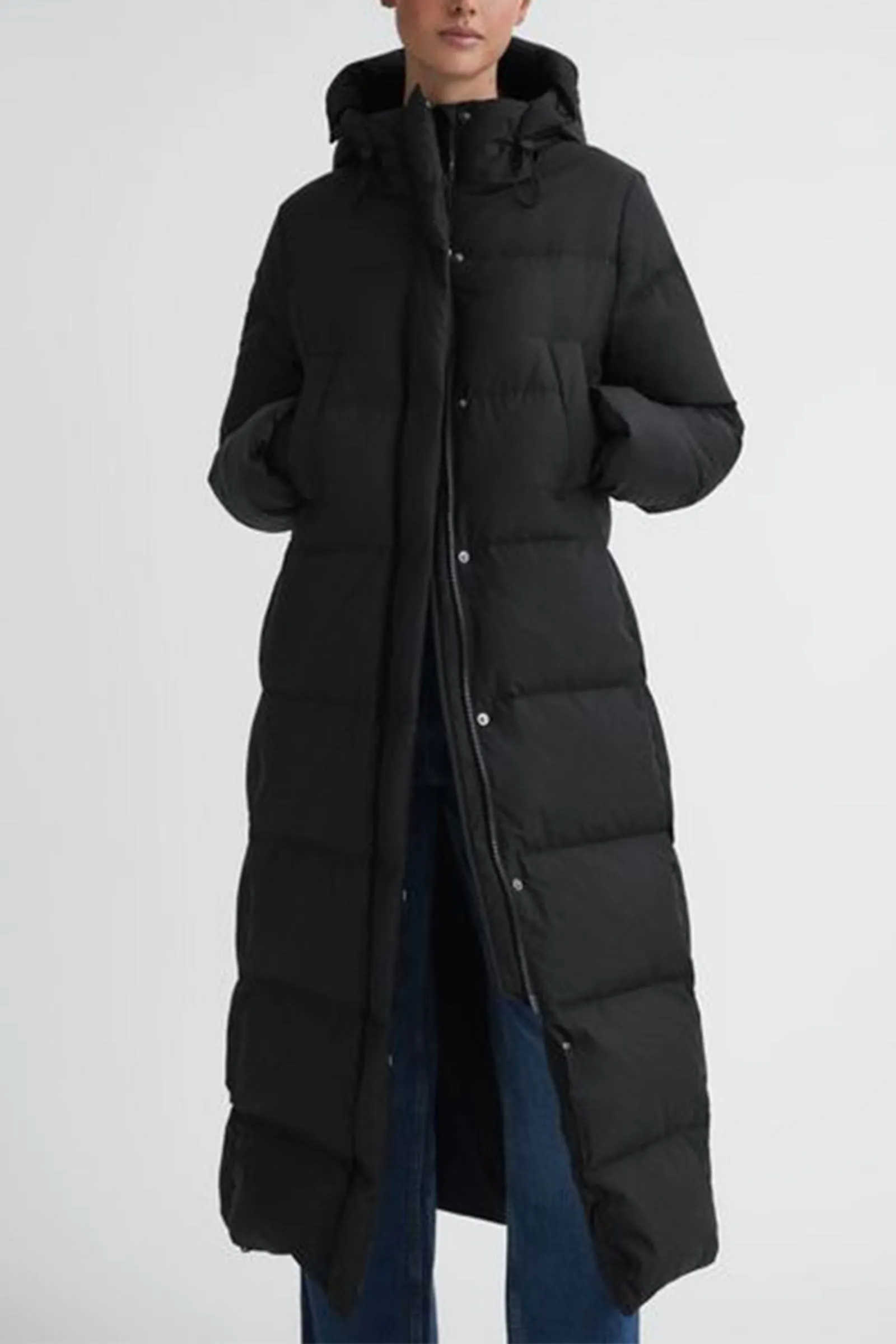 Tilde Longline Hooded Puffer Coat