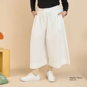 Wide-Leg Casual Culottes