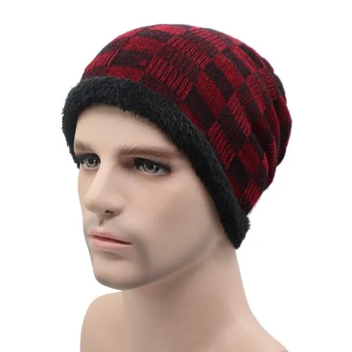 Winter Beanie Hat Men Women Bonnet Caps Warm Baggy Mask Brand Cap Skullies Beanies Mens Knitted Hat