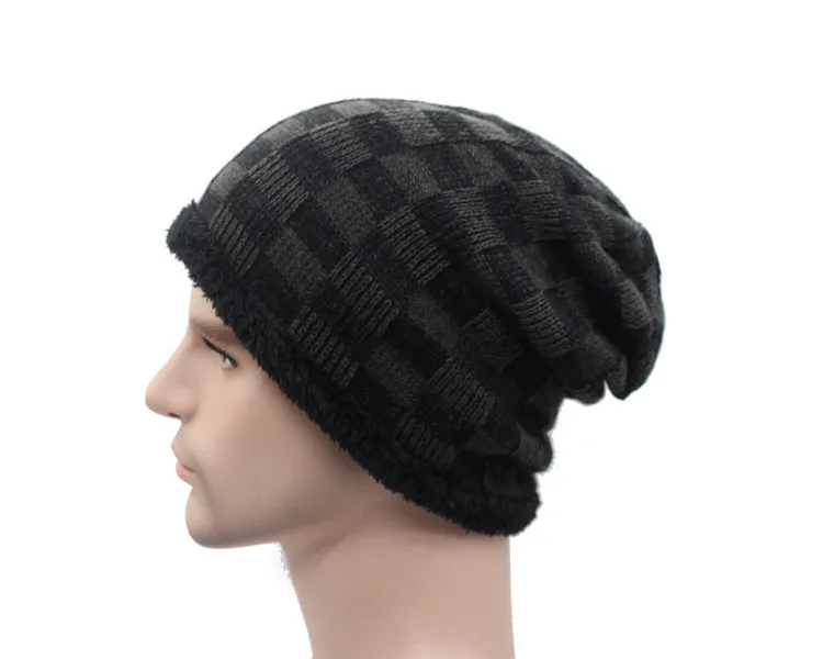 Winter Beanie Hat Men Women Bonnet Caps Warm Baggy Mask Brand Cap Skullies Beanies Mens Knitted Hat