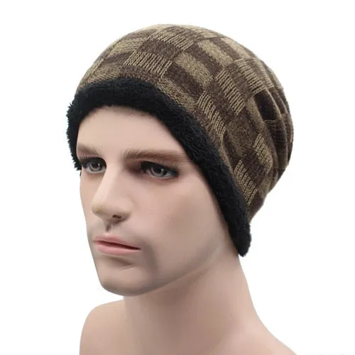 Winter Beanie Hat Men Women Bonnet Caps Warm Baggy Mask Brand Cap Skullies Beanies Mens Knitted Hat