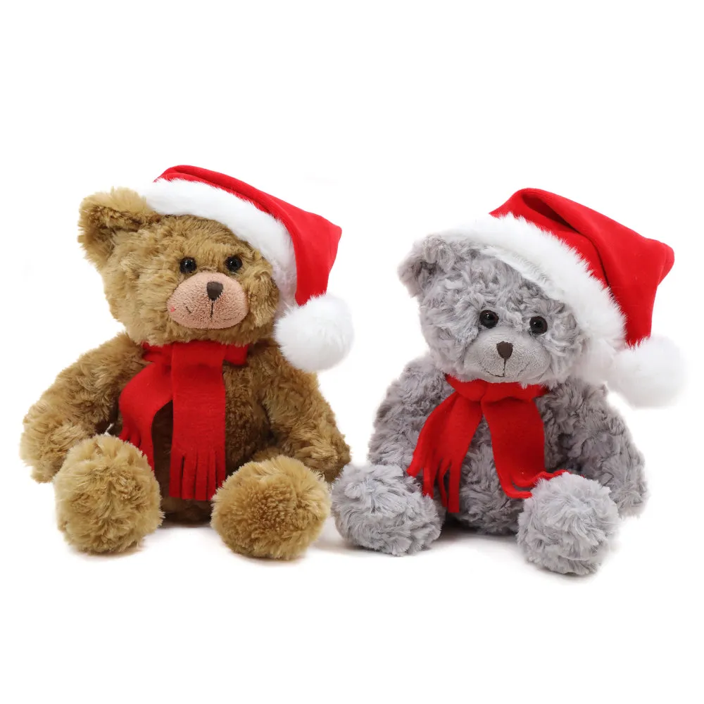 Xmas Duffy Bear Brown 10"