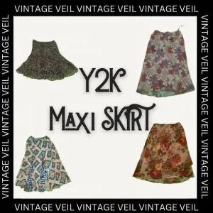 Y2k Maxi skirt